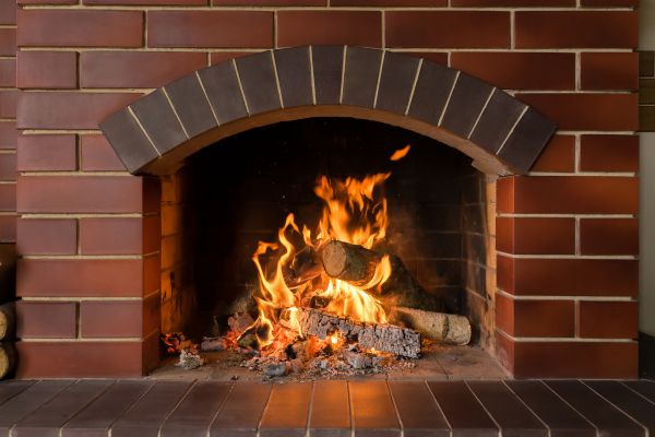 Brick Fireplace Installation in Bowie