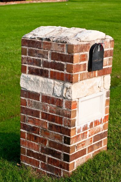 Brick Mailbox Installation in Bowie