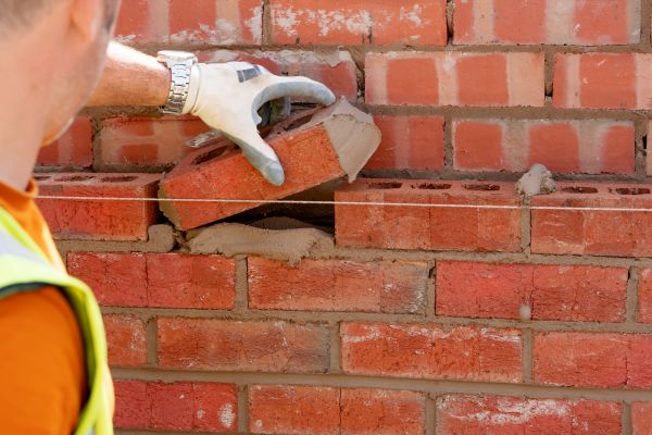 Red Brick Installation in Bowie
