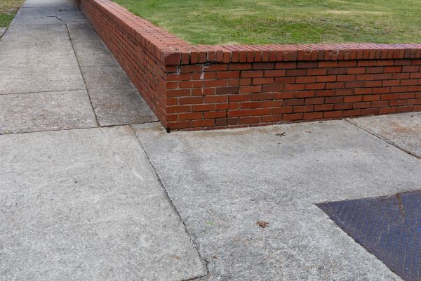 Brick Retaining Wall Repair in Bowie